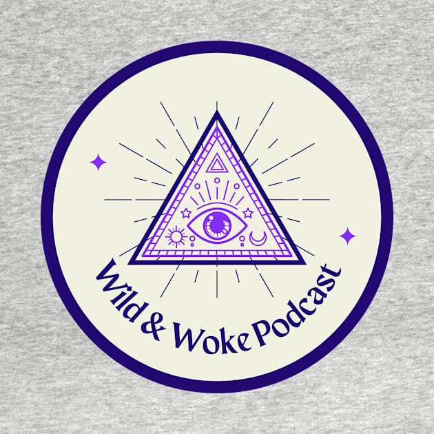 Glowing Pyramid Tee by Wild & Woke Podcast